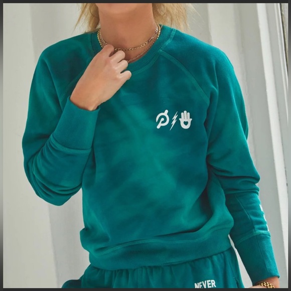 ISO Kendall Toole Spiritual Gangster Bridget Raglan Sweatshirt SZ MD or 2 XL - Picture 1 of 2